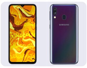 Hello Case Etui z Klapką Do Samsung Galaxy A40 (Granatowe, Magnetyczne, Case) Szkło 7