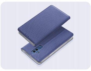 Hello Case Etui z Klapką Do Huawei Mate 20 Lite (Granatowe, Magnetyczne, Case) Szkło 2