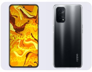Hello Case Etui z Klapką Do Oppo A54 5G / A74 5G / A93 5G (Granatowe, Case) Szkło 7