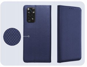 Hello Case Etui z Klapką Do Xiaomi Redmi Note 11 4G / 11s 4G (Navy Blue, Magnetyczne) 4