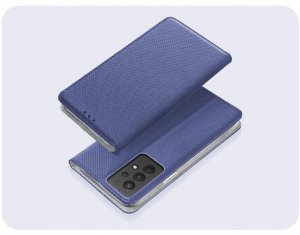 Hello Case Etui z Klapką Do Samsung Galaxy A32 4G (Granatowe, Magnetyczne, Zamykane) 2