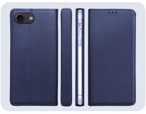 Hello Case Etui z Klapką Do Apple iPhone 7 / 8 / SE 2020 / 2022 (Granatowe, Zamykane) 6