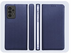 Hello Case Etui z Klapką Do Samsung Galaxy A13 4G (Granatowe, Magnetyczne) Szkło 6