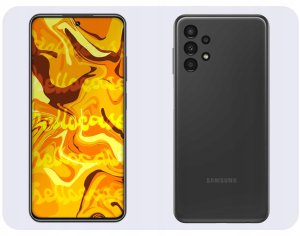 Hello Case Etui z Klapką Do Samsung Galaxy A13 4G (Granatowe, Magnetyczne) Szkło 7