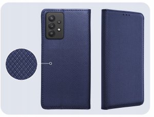 Hello Case Etui z Klapką Do Samsung Galaxy A32 5G / M32 5G (Granatowe, Magnetyczne) 4