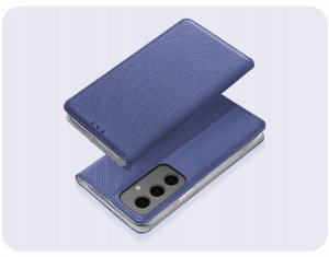 Hello Case Etui z Klapką Do Samsung Galaxy S24 FE (Granatowe, Magnetyczne, Zamykane) 2