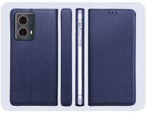 Hello Case Etui z Klapką Do Motorola Moto G85 (Granatowe, Magnetyczne, Zamykane, Case) 6