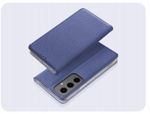 Hello Case Etui z Klapką Do Samsung Galaxy S24 Plus (Granatowe, Magnetyczne) Szkło 2
