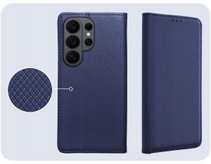 Hello Case Etui z Klapką Do Samsung Galaxy S26 Ultra (Granatowe, Magnetyczne, Case) 4