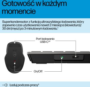 Klawiatura + mysz HP 725 Multi-Device Rechargeable (9T5B0UT#ABE) 2