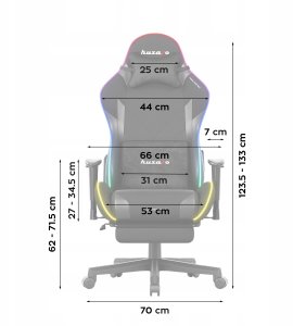 Fotel Huzaro Huzaro Force 5.7 RGB Black 12