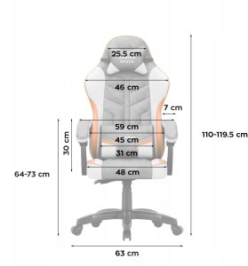 Fotel Huzaro Huzaro Force 2.7 Grey 8