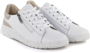 W. Potocki Skórzane półbuty damskie z zamkiem białe Potocki JE19402 38 4