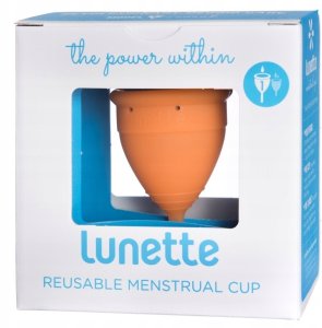 Lunette LUNETTE_Kubeczki menstruacyjne 41mm Pomarańczowy 2