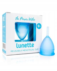 Lunette LUNETTE_Kubeczek menstruacyjn 41mm Błękitny 3