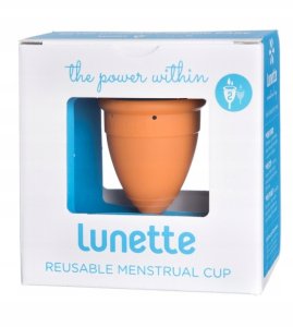 Lunette LUNETTE_Kubeczki menstruacyjne 46mm Pomarańczowy 2