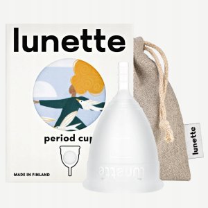 Lunette LUNETTE_Kubeczek menstruacyjny Bezbarwne 46mm 2