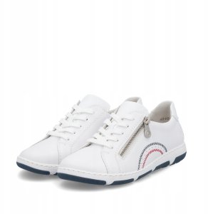 Rieker Rieker Sneakers 42424-80 białe 40 5