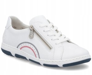 Rieker Rieker Sneakers 42424-80 białe 40 7