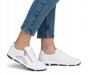 Rieker Rieker Sneakers 42424-80 białe 40 10