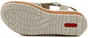 Rieker Rieker Sandals 62741-52 Srebrne 40 3