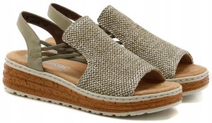 Rieker Rieker Sandals 62741-52 Srebrne 40 5