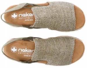 Rieker Rieker Sandals 62741-52 Srebrne 40 6
