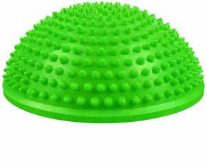 Lean Półkula Sensoryczna Do Masażu Ćwiczeń Równowagi Zielona 16 cm LEAN 2