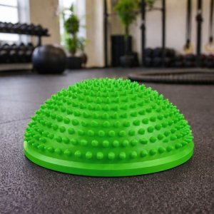 Lean Półkula Sensoryczna Do Masażu Ćwiczeń Równowagi Zielona 16 cm LEAN 4