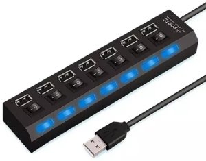 HUB USB HUB USB 7 PORTÓW ROZDZIELACZ ROZGAŁĘŹNIK SWITCH 12