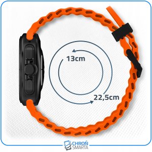 ChronSmarta Pasek ChronSmarta do smartwatch'a Samsung Galaxy Watch Ultra 47mm (Czerwony) 4