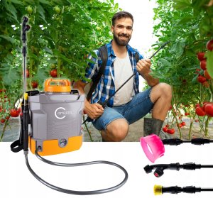 Carruzzo Opryskiwacz Plecakowy Elektryczny 5L Akumulatorowy Ciśnieniowy 3 Dysze 2