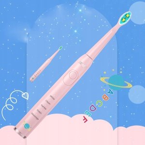 Szczoteczka Seago Soniczna szczoteczka Seago SG-2303 dzieci 3-12 lat, 8 końcówek, USB, różowa 3