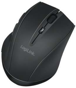 Mysz LogiLink Mysz bezprzewodowa BT 5.0,ergonomiczna, czarna 2