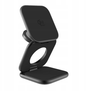 Ładowarka Mobile Origin Mobile Origin 3in1 Qi2 25W UltraSlim Foldable Charger PW36 MagSafe Compatible Matte Black 2