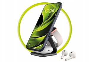 Ładowarka Mobile Origin Mobile Origin 3in1 Qi2 25W UltraSlim Foldable Charger PW36 MagSafe Compatible Matte Black 10