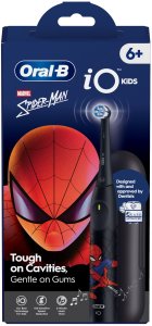 Oral-B Oral-B Electric Toothbrush with Travel Case, 6Y+ | iO Kids Marvel Spiderman | Rechargeable | For kids | Number of brush heads included 1 | Number of teeth brushing modes 3 4