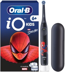 Oral-B Oral-B Electric Toothbrush with Travel Case, 6Y+ | iO Kids Marvel Spiderman | Rechargeable | For kids | Number of brush heads included 1 | Number of teeth brushing modes 3 6