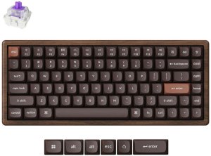 Klawiatura Keychron K2 HE All-Wood Special Edition Gateron Double-Rail Magnetic Nebula (K2H-F1W) 2
