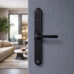 PSG Klamka elektroniczna Smart TUCAN Srebrna Nierdzewna Tuya Kod Odcisk Szyld 6