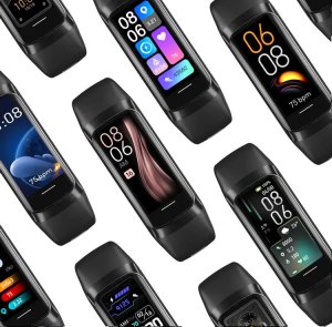 Smartband Rubicon Zestaw damski Smartwatch SMARTBAND Rubicon RNCF05 wrzosowy + bransoletka 4