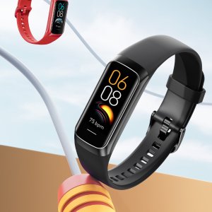 Smartband Rubicon Zestaw damski Smartwatch SMARTBAND Rubicon RNCF05 wrzosowy + bransoletka 7