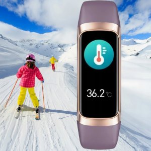 Smartband Rubicon Zestaw dziecięcy Smartwatch SMARTBAND Rubicon RNCF05 wrzosowy + bransoletka 6