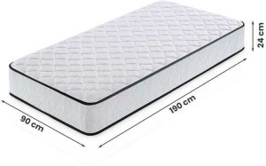 IZER MATERAC Z POKROWCEM 90x190 H24 14