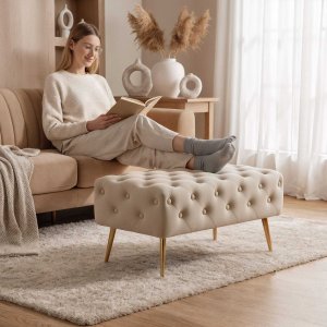 Go Gift PUFA MADRID BEŻOWA 7
