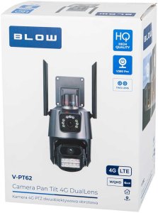 Kamera IP EASYCAM Kamera BLOW 4G PTZ 3MP+3MP V-PT62 dwuobiektywowa obrotowa 5