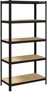 Blow Regał magazynowy metalowy 90x40x180cm czarny BLOW 2