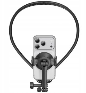 Usams Uchwyt na szyję do telefonu USAMS JoyGo  JOY02 Neck Mount z magnetycznym mocowaniem czarny 6