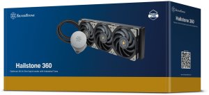Chłodzenie wodne SilverStone Silverstone Hailstone 360 Procesor Zestaw do chłodzenia płynami 12 cm Czarny 1 szt. 10
