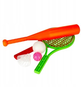 Mega Creative RAKIETKI PLAZOWE/BASEBALL+AKC 25X43X7 MC 24/48 2